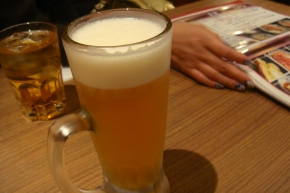 まずは生ビール