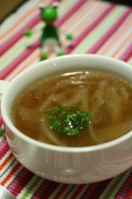 じっくりコトコト煮たオニオンスープ